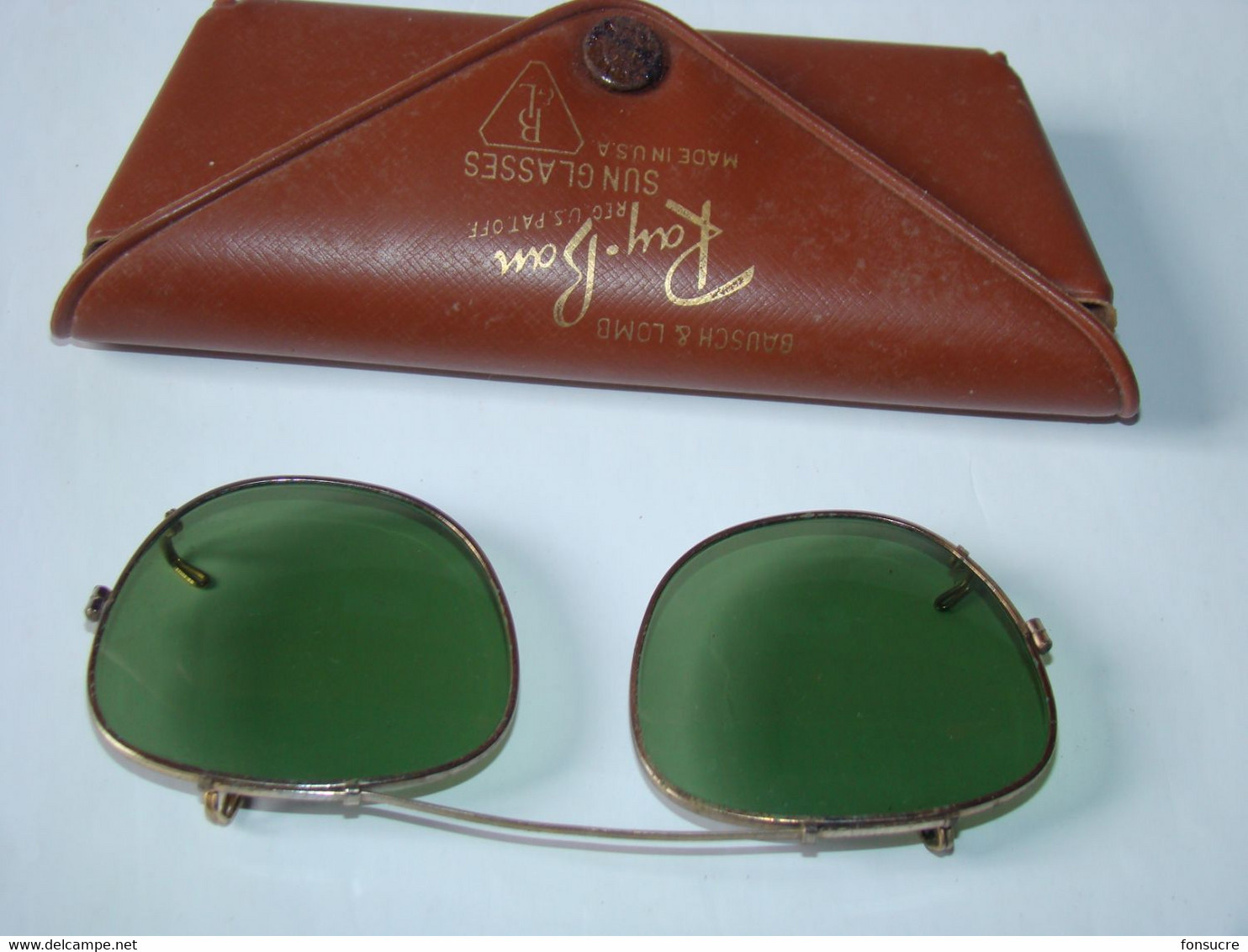 Ancienne Lunette Surlunette De Soleil RAY-BAN Bausch & Lomb Sunglasses Made In USA - Lunettes