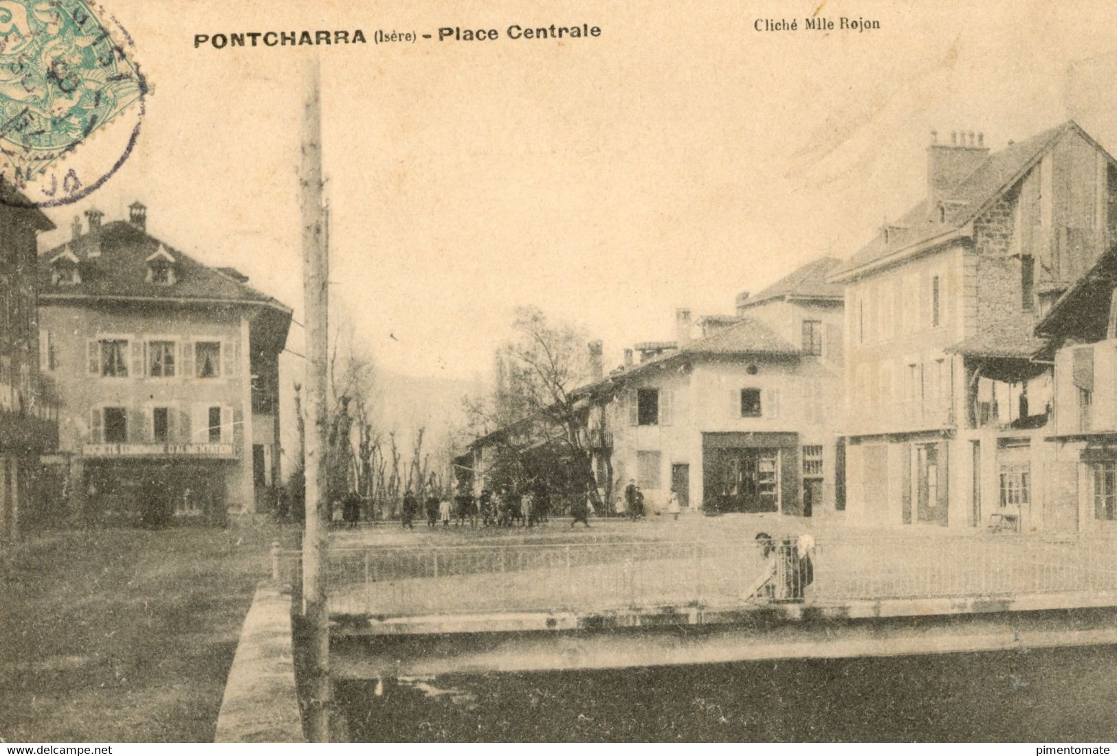 PONTCHARRA PLACE CENTRALE 1906 - Pontcharra