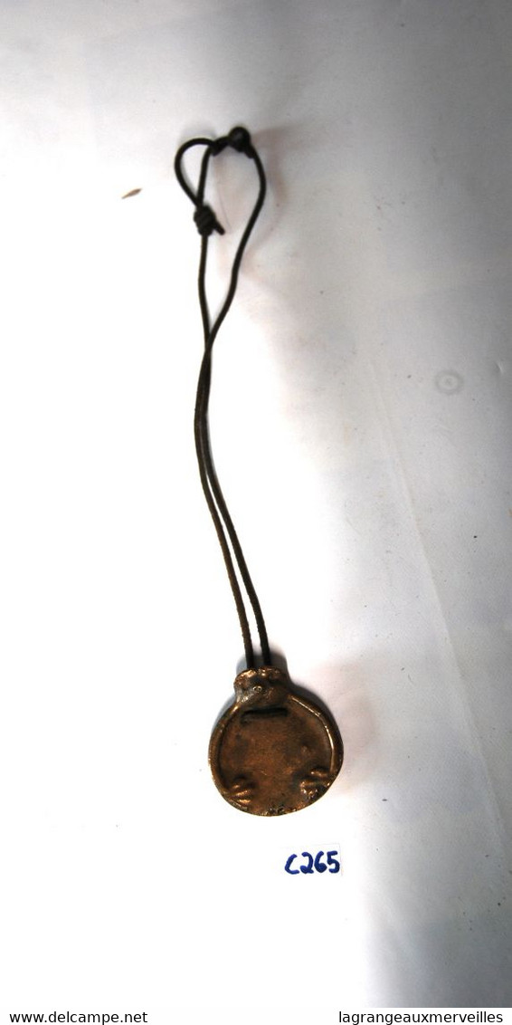 C265 Ancien Collier Moderniste - Rare Design Vintage - Style Ethnique - Necklaces/Chains