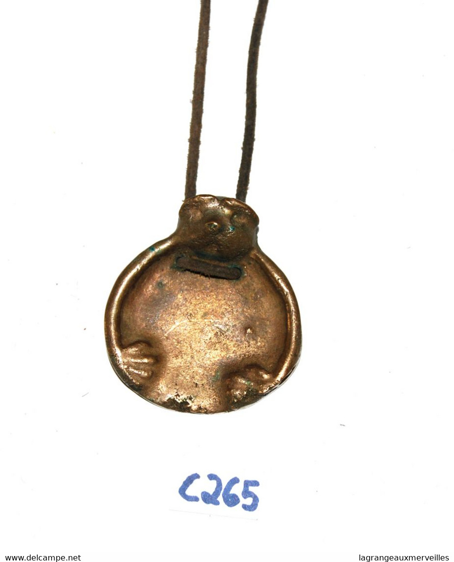 C265 Ancien Collier Moderniste - Rare Design Vintage - Style Ethnique - Colliers/Chaînes