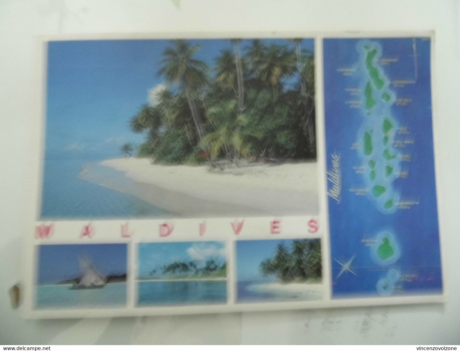 Cartolina Viaggiata "MALDIVES"  1995 - Maldives