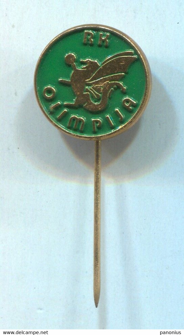 Handball Balonmano - RK Olimpija Ljubljana Slovenia, Vintage Pin Badge Abzeichen - Handball