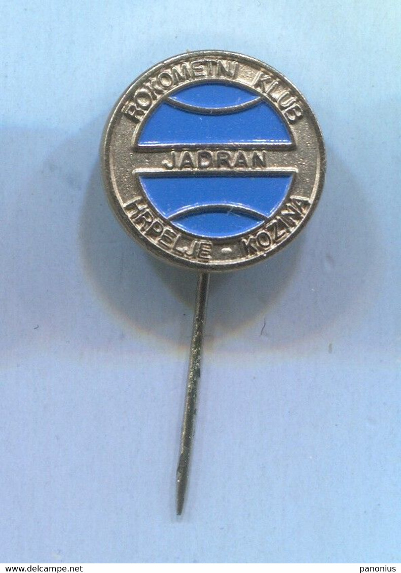 Handball Balonmano - RK Jadran Hrpelje Kozina Slovenia, Vintage Pin Badge Abzeichen - Handball