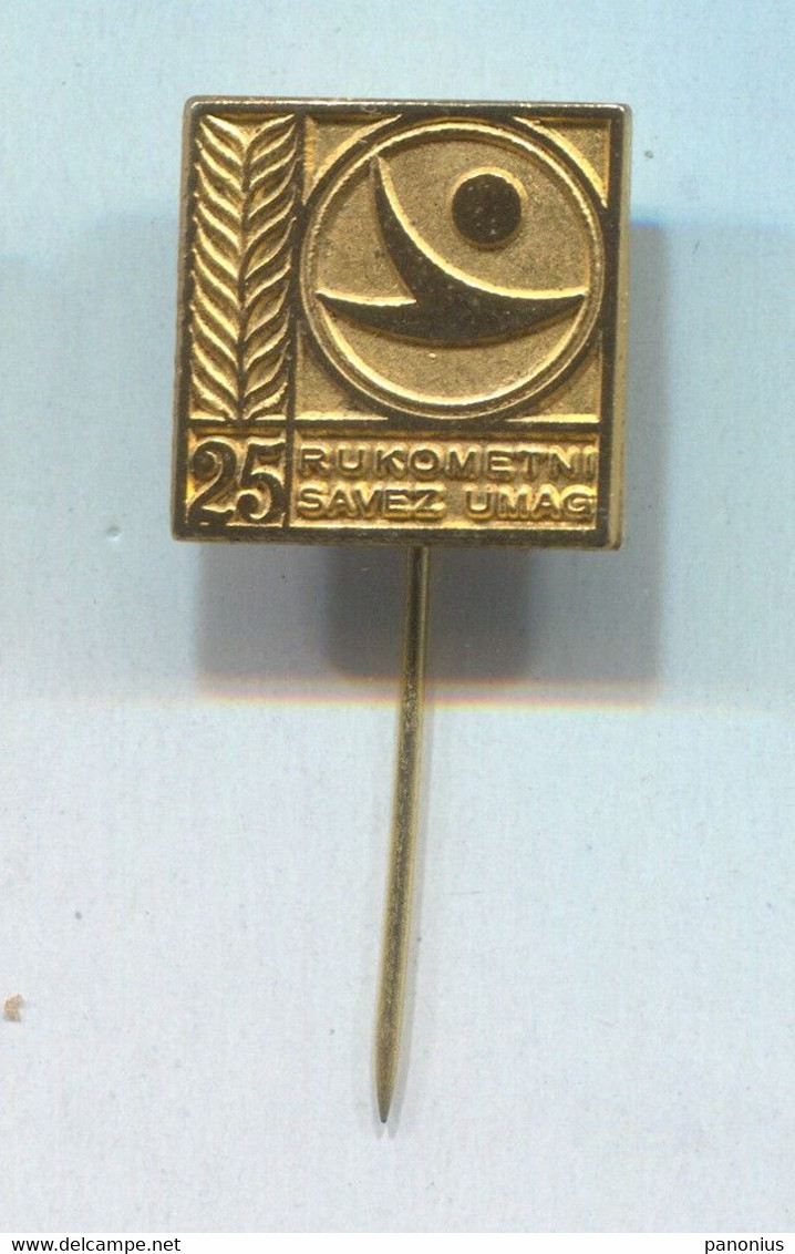 Handball Balonmano - Society Rovinj Croatia, Vintage Pin Badge Abzeichen - Handball