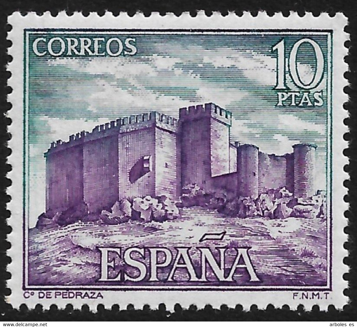 CASTILLOS ESPAÑA - AÑO 1972 - Nº EDIFIL 2097a - VARIEDAD - Plaatfouten & Curiosa