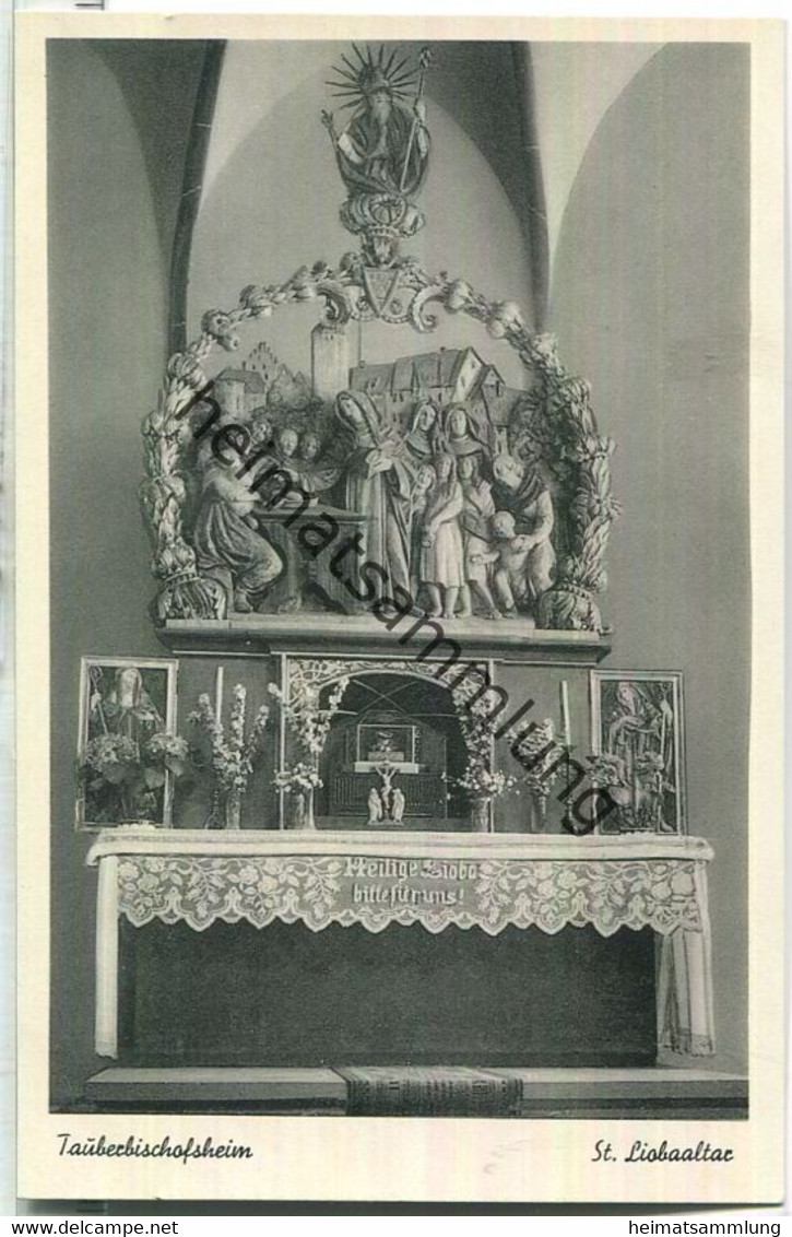 Tauberbischofsheim - St. Liobaaltar - Verlag K. Weinig Inhaber Franz Stein Tauberbischofsheim - Tauberbischofsheim