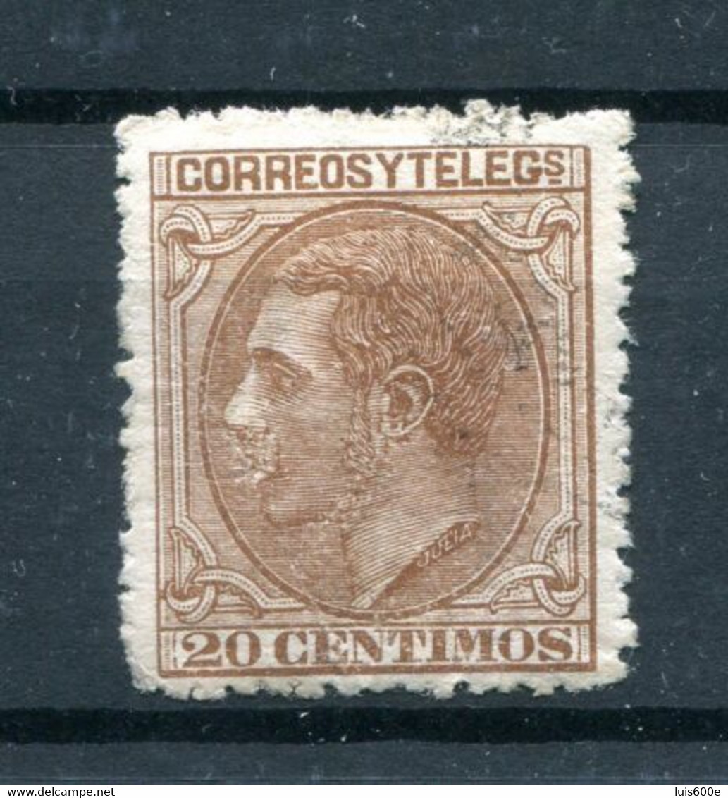 1879.ESPAÑA.EDIFIL 203*.NUEVO CON FIJASELLOS(MH).FIRMADO CAJAL.CATALOGO 200€ - Unused Stamps