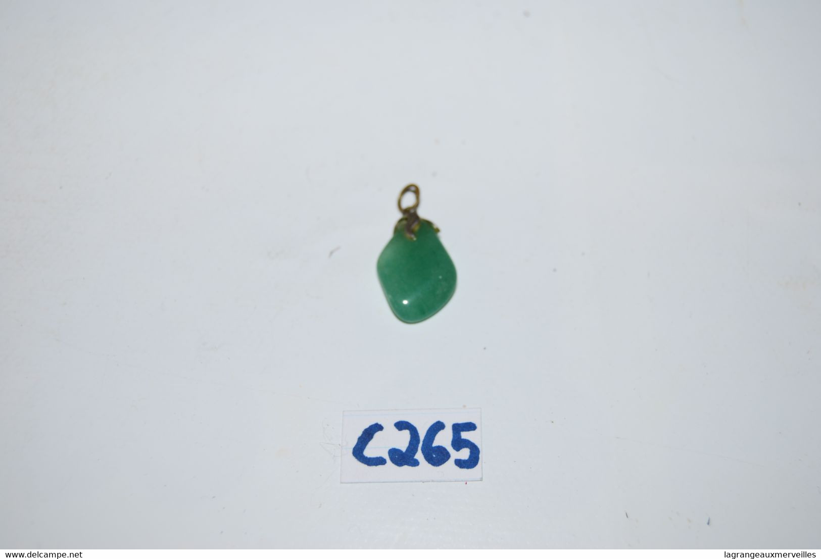 C265 Ancien Pendentif  Moderniste - Rare Design Vintage - Pierre - Pendants