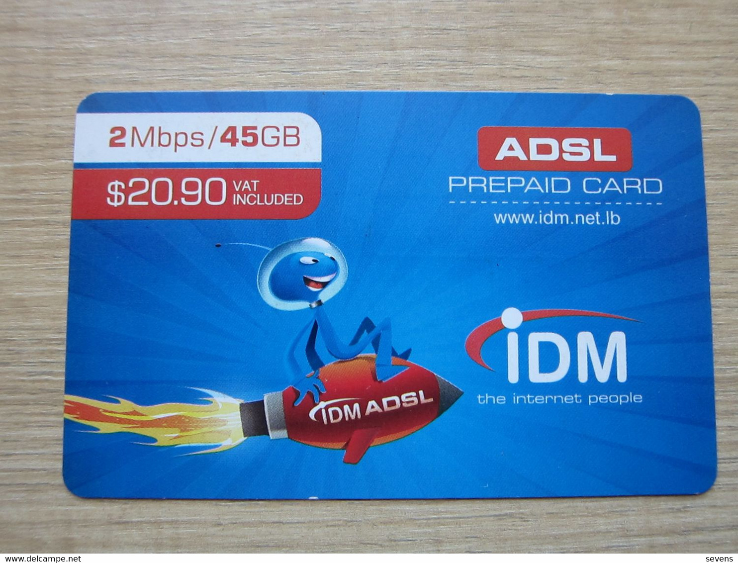 IDM ADSL Prepaid Card - Libano