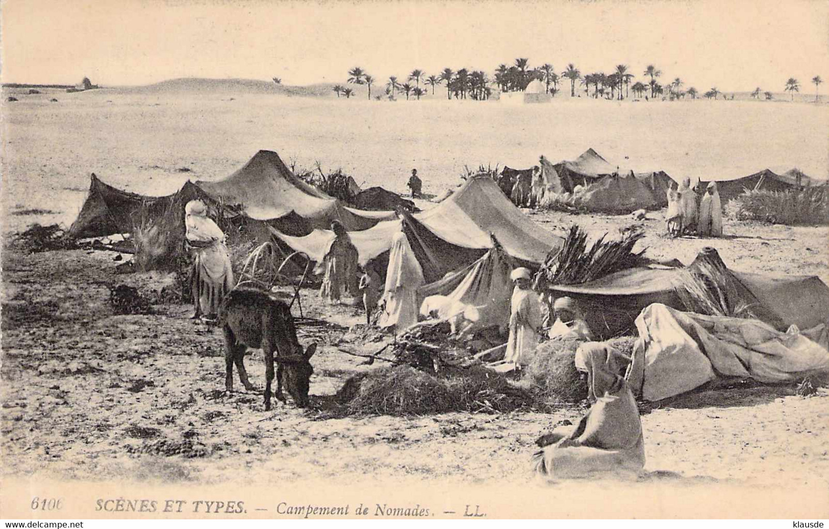 Campement De Nomades Blanc Scenes Et Types - Mauretanien