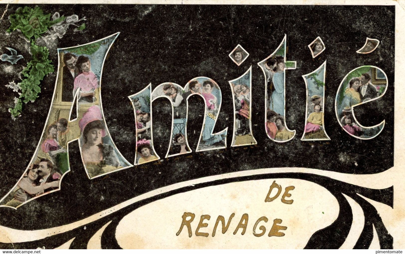 AMITIE DE RENAGE 1908 - Renage