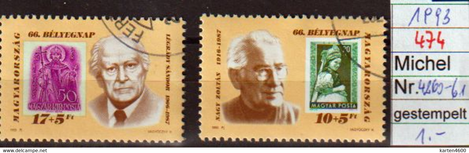 Tag Der Briefmarke 1993  Komplett (474) - Gebraucht