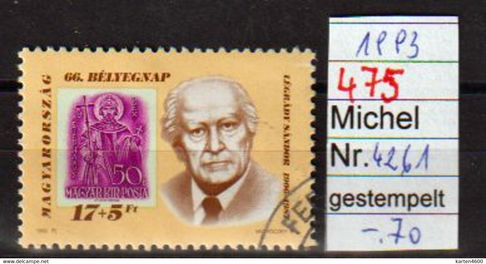 Tag Der Briefmarke 1993   (475) - Usado