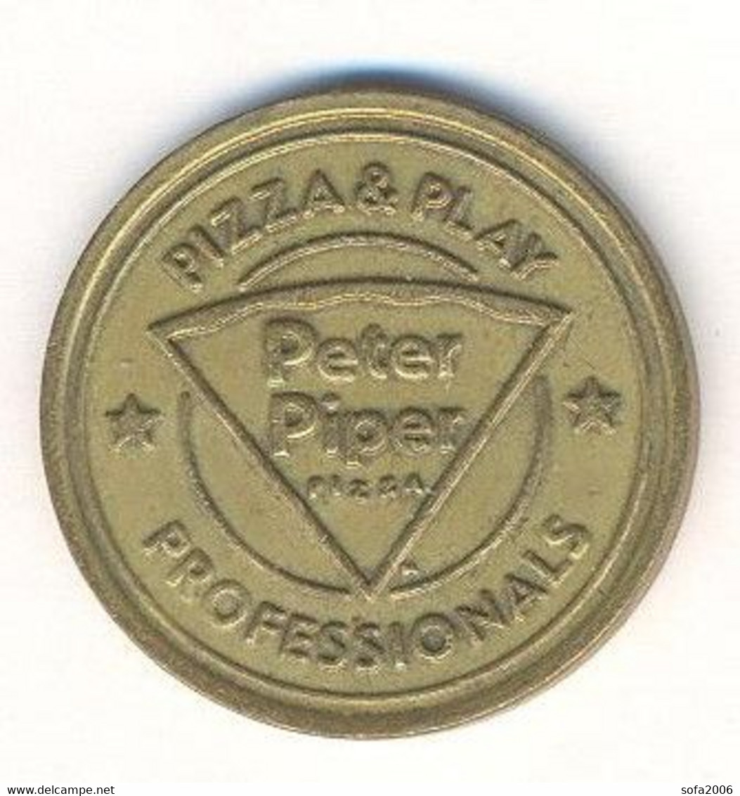 Jeton Token PIZZA&PLAY Peter Piper - Monétaires / De Nécessité