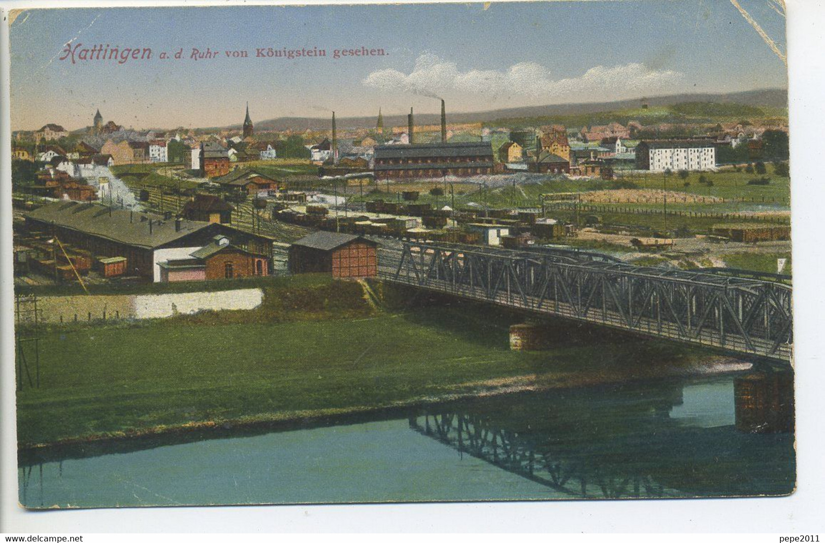 CPA HATTINGEN  Von Königstein Gesehen - Hattingen