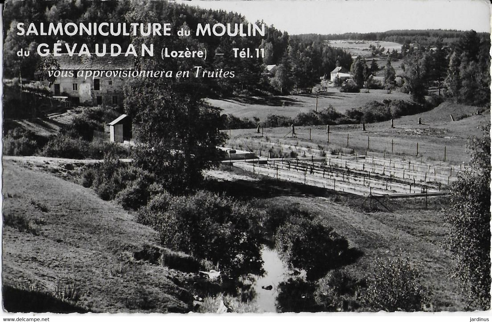 Salmoniculture Du Moulin Du Gévaudan (Lozère ) Sur La Route Entre Aumont Et Javols - Aumont Aubrac