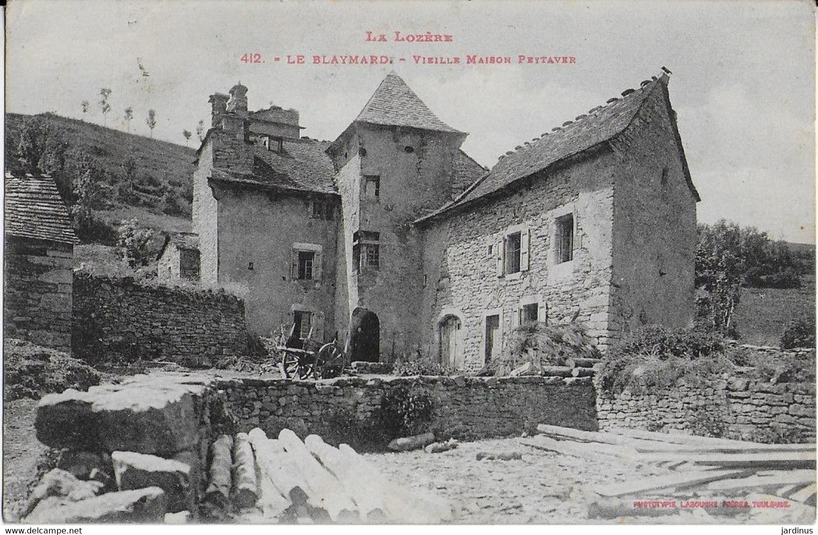 LE BLEYMARD  ( La Lozère )- Vieille Maison Peytaver . - Le Bleymard