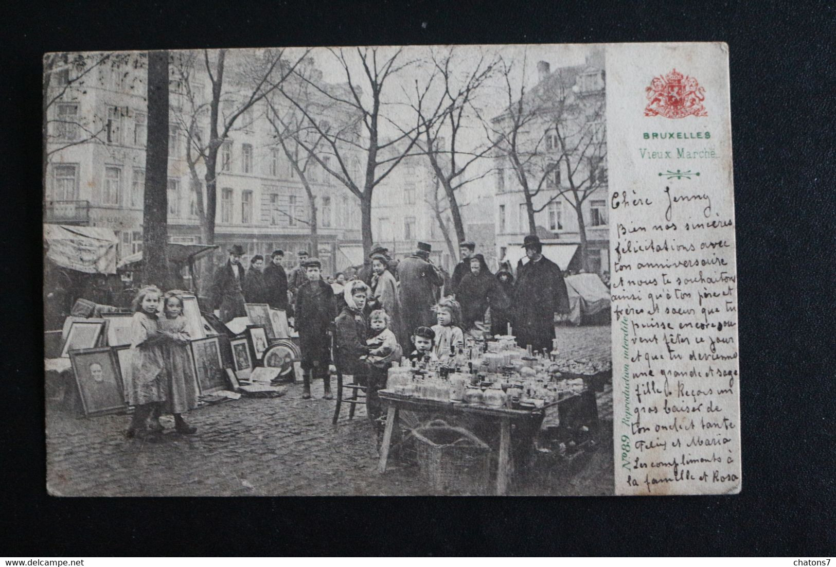 D-279 -  Brussel / Bruxelles, Vieux Marché - 1908 - Markten