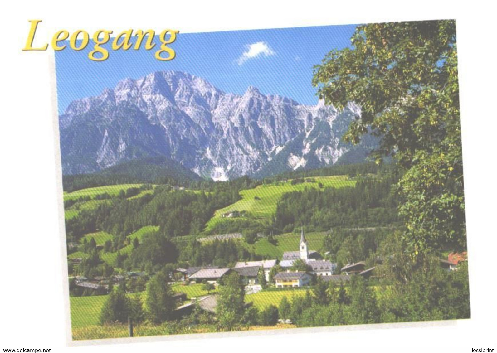 Austria:Salzburger Land, Leogang Overview With Mountains - Leogang