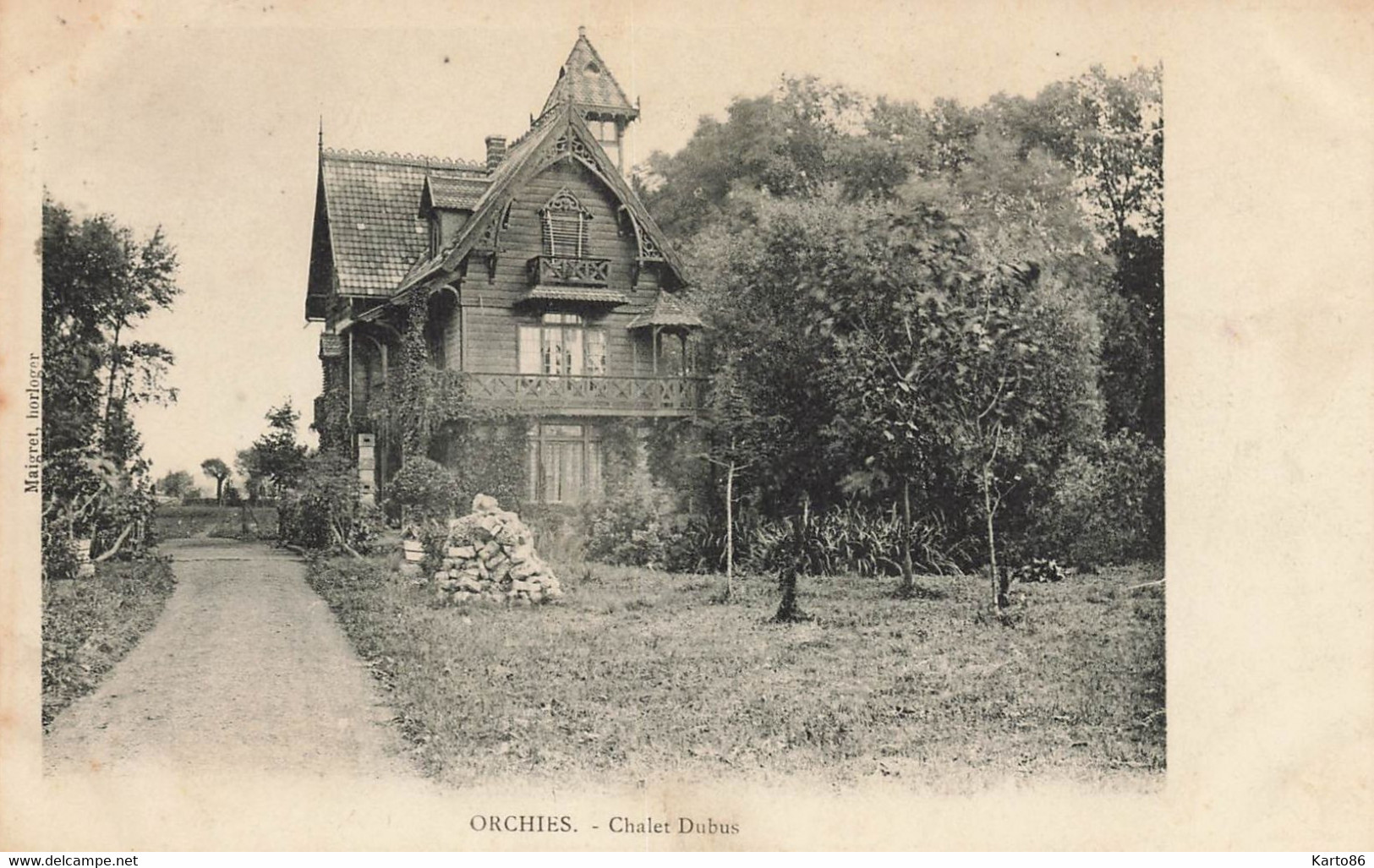 Orchies * 1907 * Châlet DUBUS * VILLA Dubus - Orchies