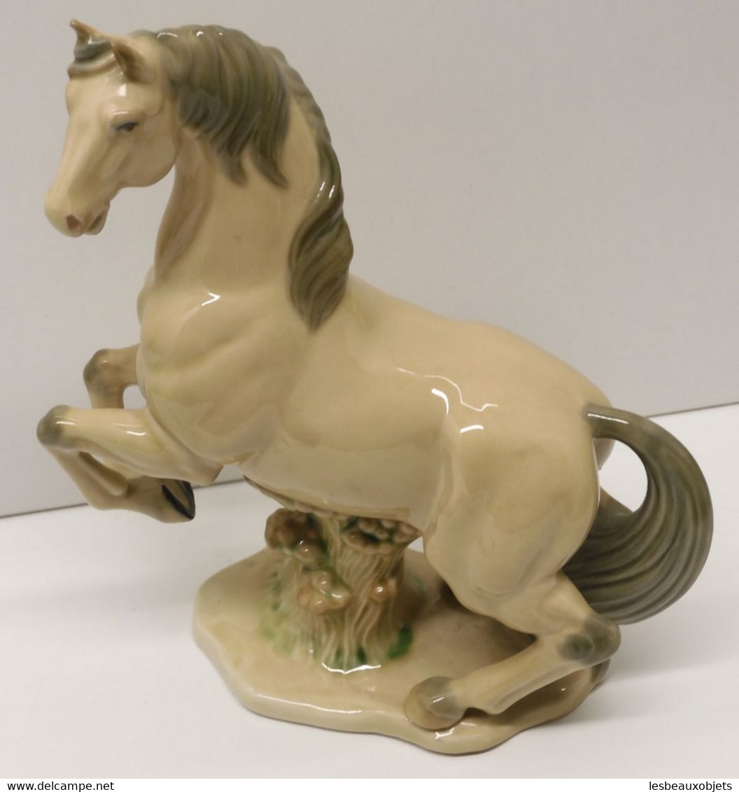 *JOLIE STATUETTE CHEVAL Cabré CERAMIQUE ESPAGNOLE CLEAN COLLECTION DECO XXe  E - Other & Unclassified