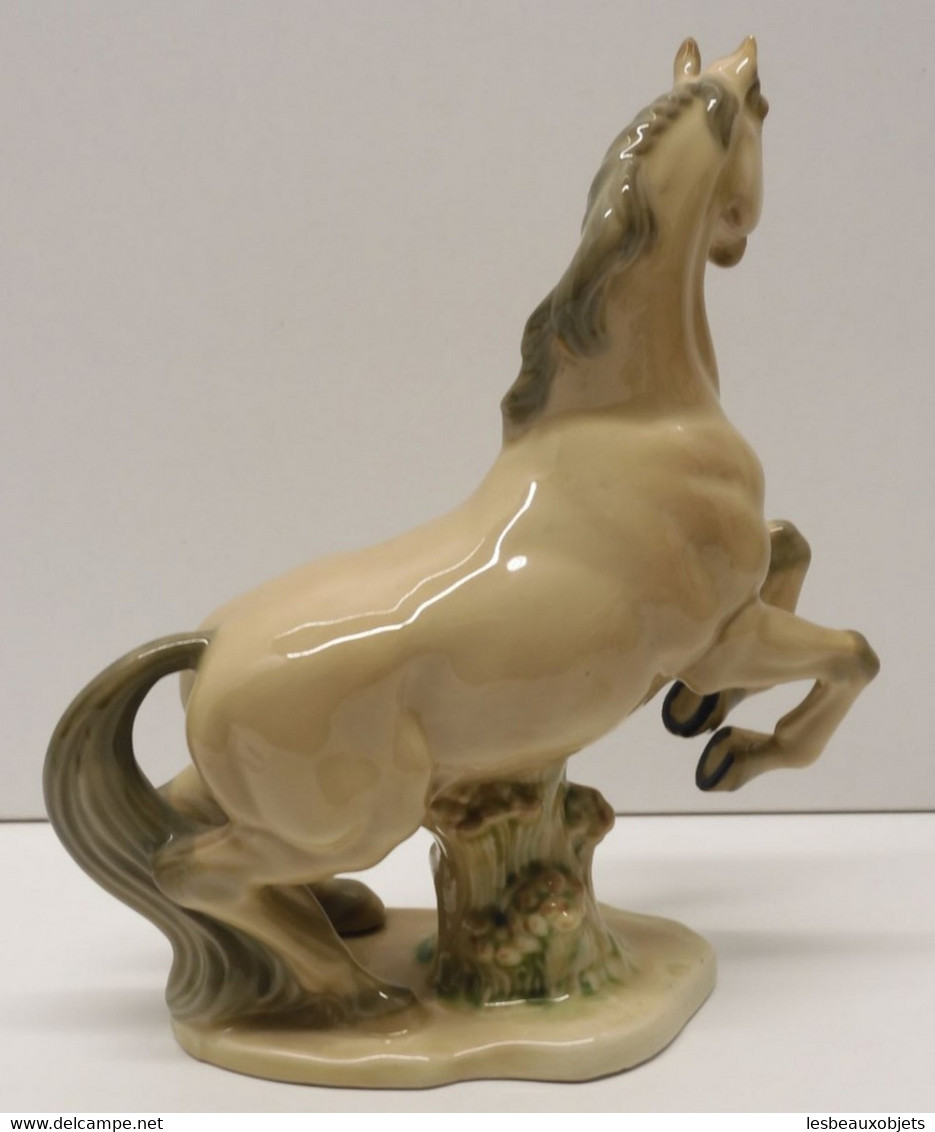 *JOLIE STATUETTE CHEVAL Cabré CERAMIQUE ESPAGNOLE CLEAN COLLECTION DECO XXe  E - Andere & Zonder Classificatie