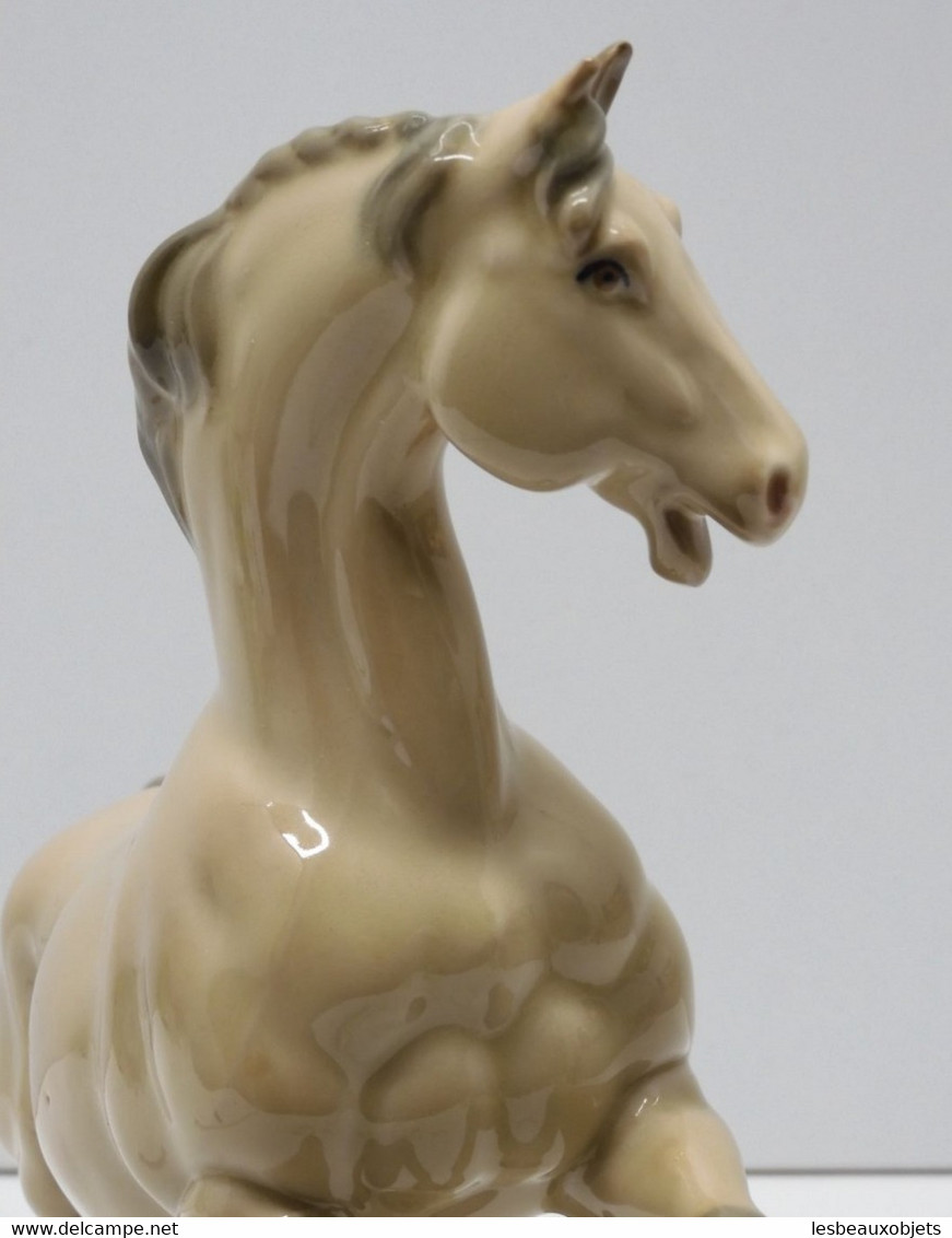 *JOLIE STATUETTE CHEVAL Cabré CERAMIQUE ESPAGNOLE CLEAN COLLECTION DECO XXe  E