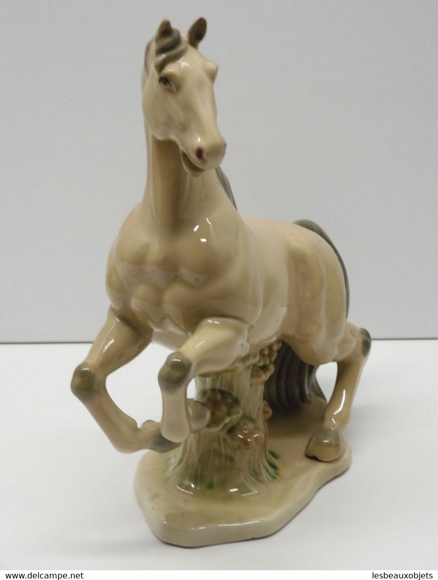 *JOLIE STATUETTE CHEVAL Cabré CERAMIQUE ESPAGNOLE CLEAN COLLECTION DECO XXe  E