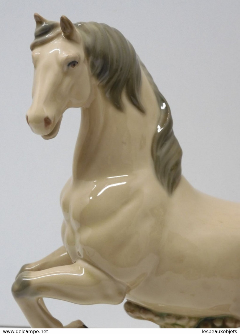 *JOLIE STATUETTE CHEVAL Cabré CERAMIQUE ESPAGNOLE CLEAN COLLECTION DECO XXe  E