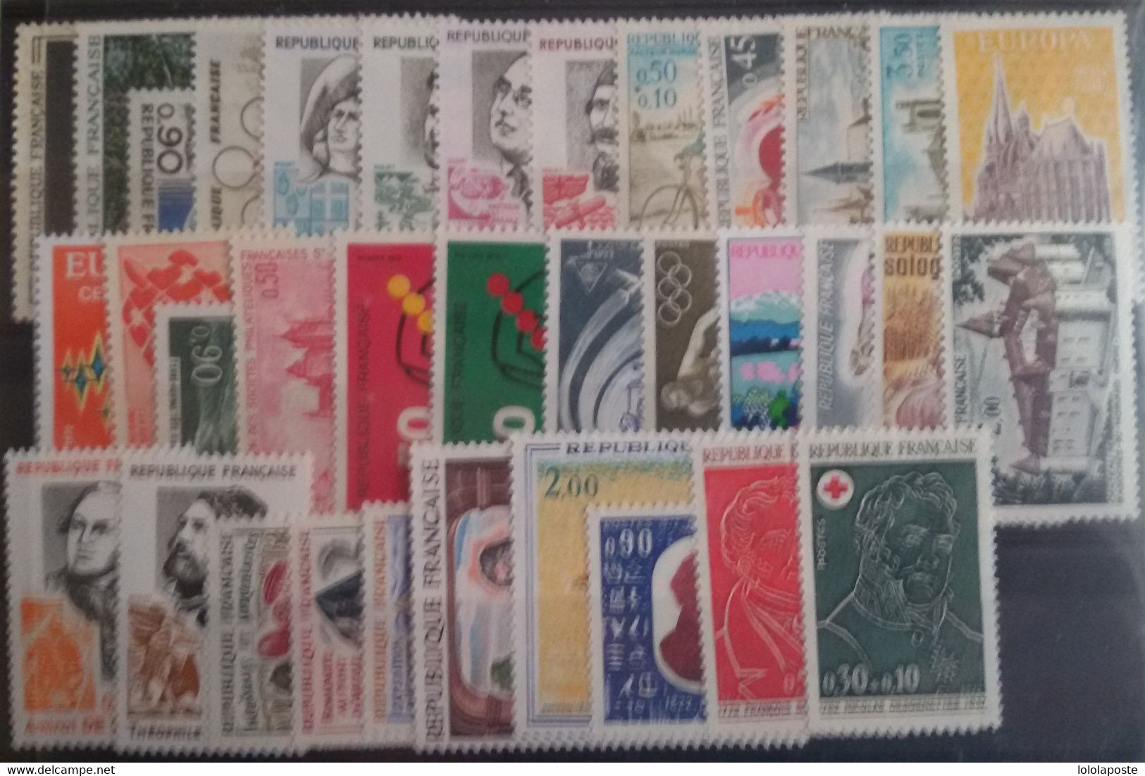 FRANCE - Destockage - Années Complètes De 1970 à 1979 - Timbres Neufs Sans Charnière Au 10 ème De La Cote - 1970-1979