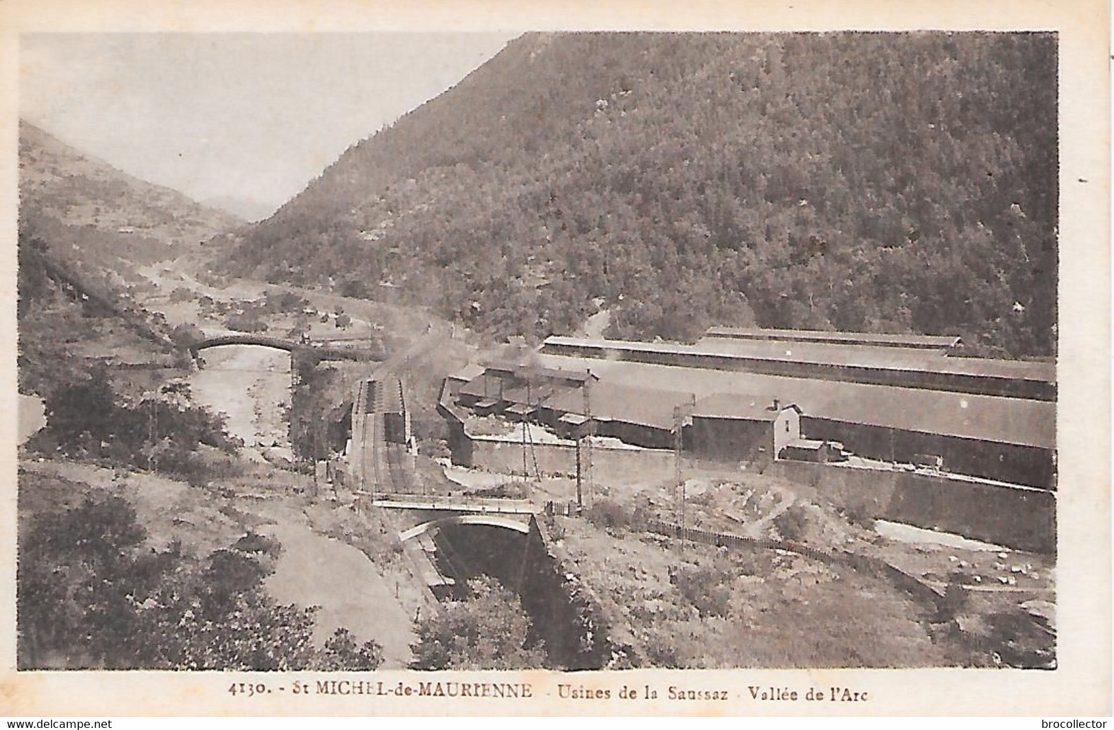 SAINT MICHEL De MAURIENNE ( 73 ) -  Usines De La Saussaz - Saint Michel De Maurienne