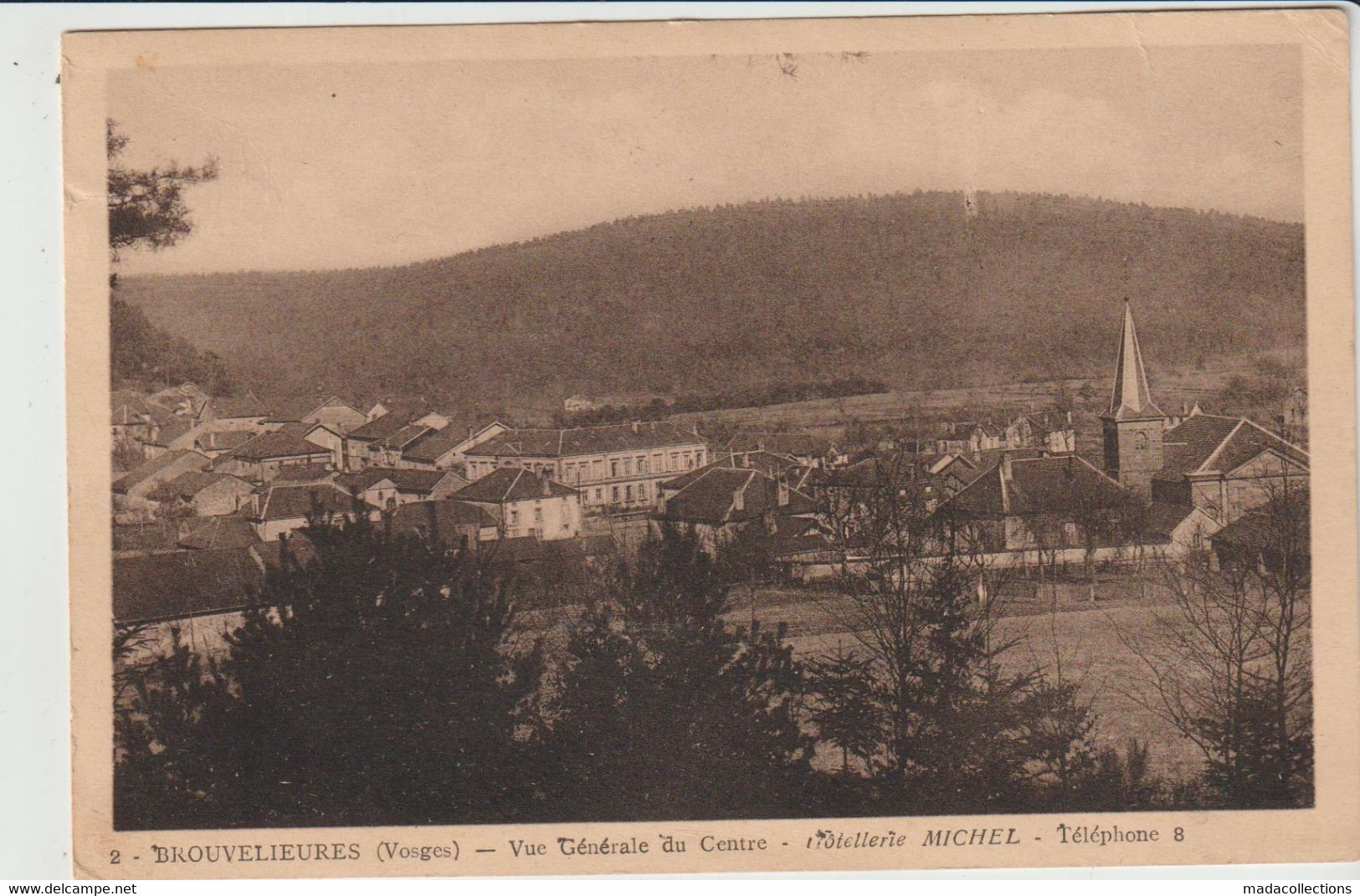 Brouvelieures (88 - Vosges)  Vue Générale Du Centre - Brouvelieures