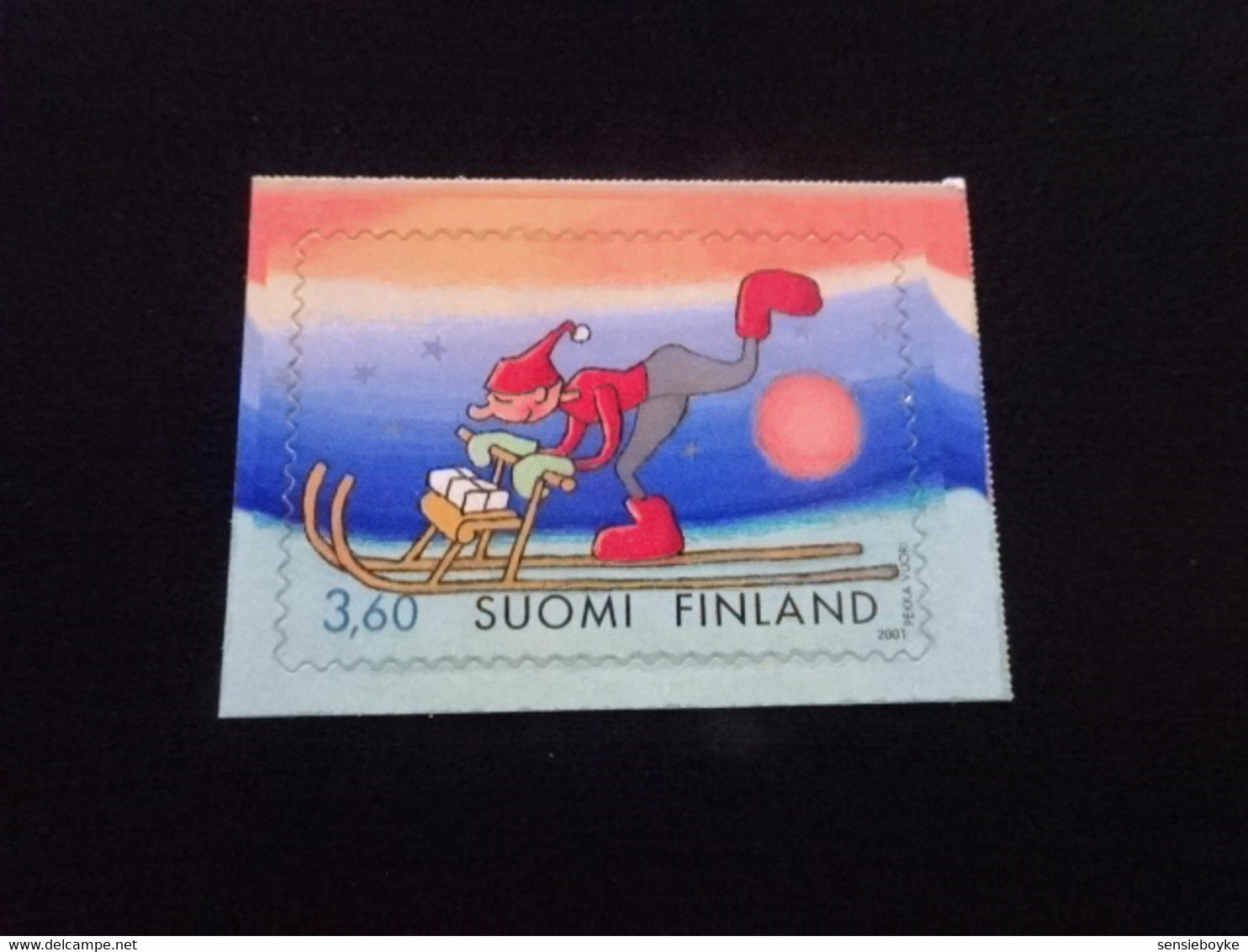 SK1261 - Stamp Self-adhesive  Finland - 2001 - SC. 1161 - Christmas - Unused Stamps