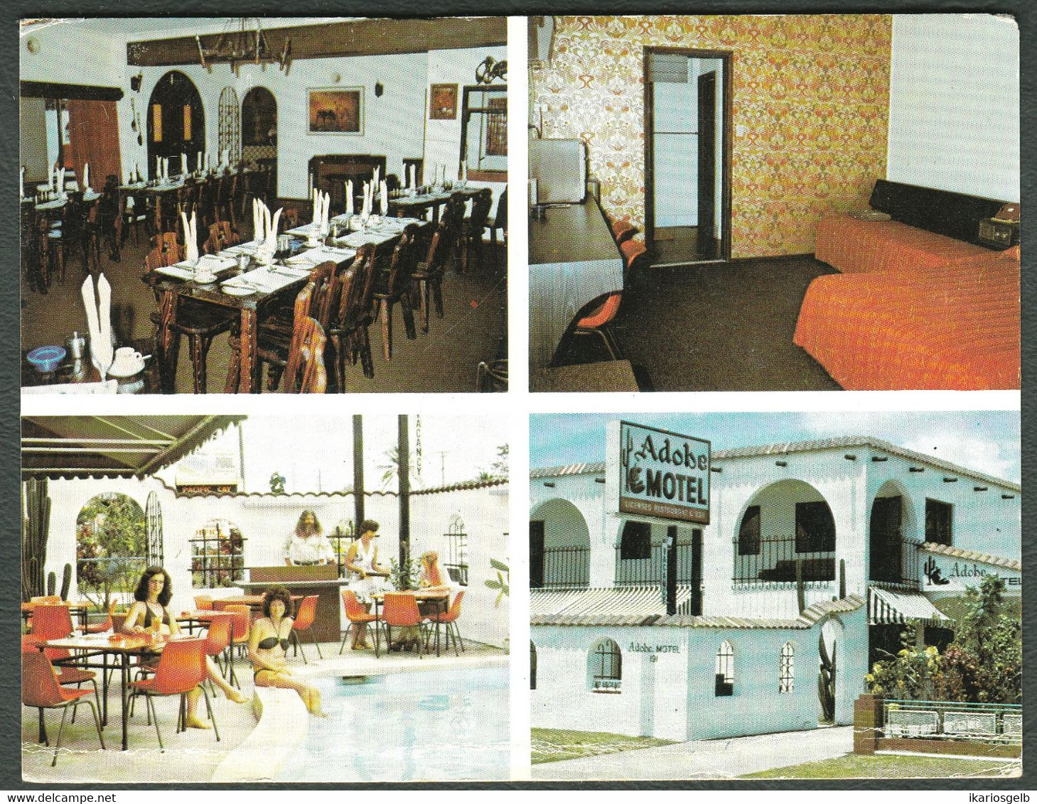 Cairns QLD ~1965 " ADOBE Motel & Holiday Units Operated By Robbie Willis + Lesley Forrest " Carte Postale Viewcard - Cairns