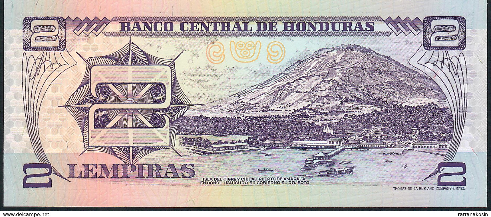 HONDURAS  72  2  LEMPIRAS 1994 #E      UNC. - Honduras