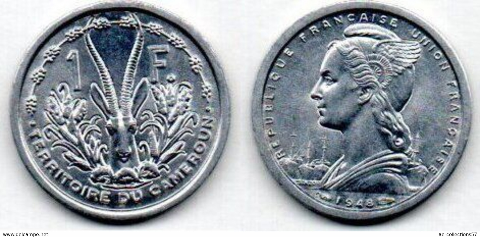 MA 18413 / Cameroun 1 Franc 1948 SPL - Kamerun