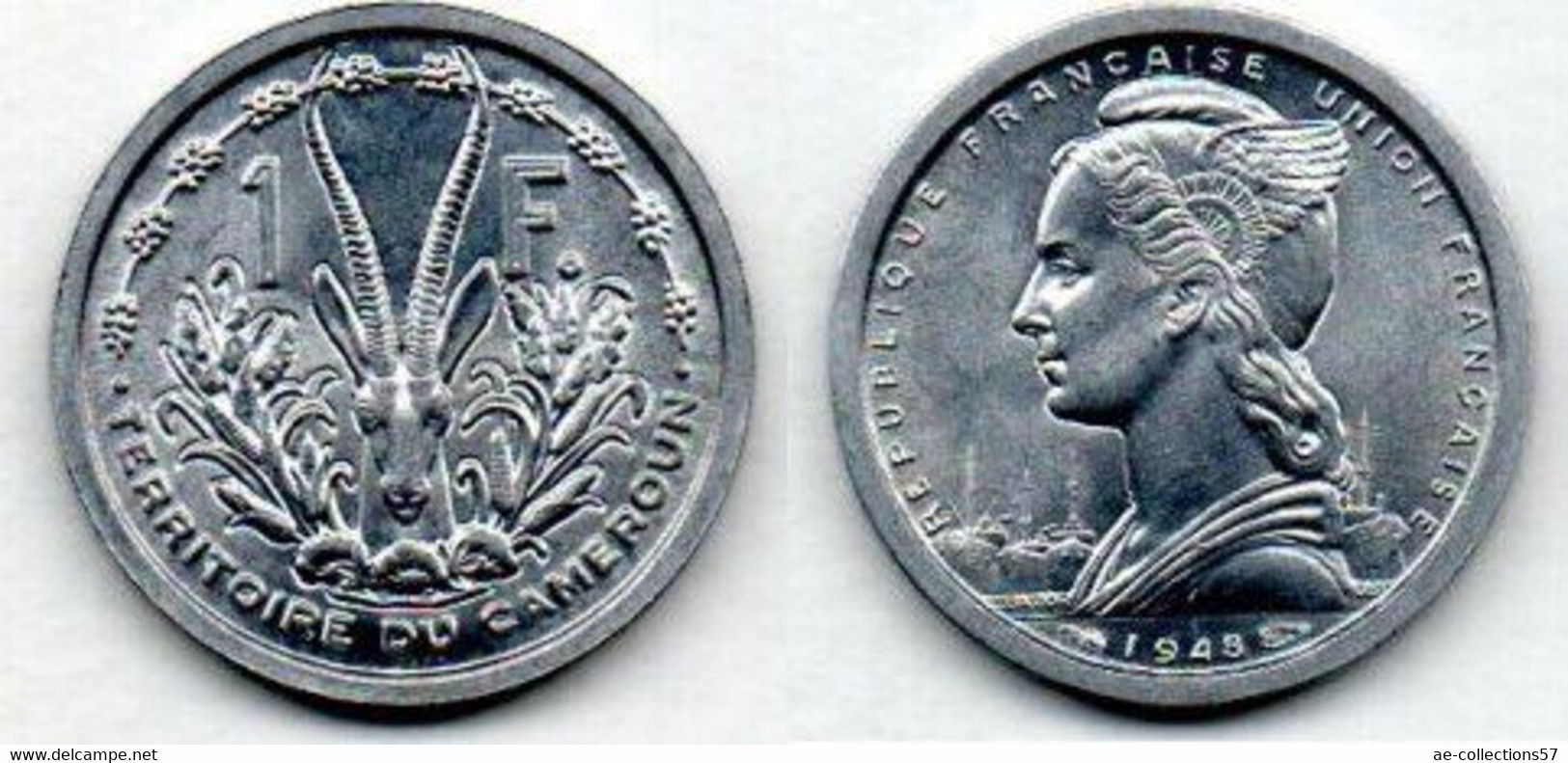 MA 18415 / Cameroun 1 Franc 1948 SPL - Camerún