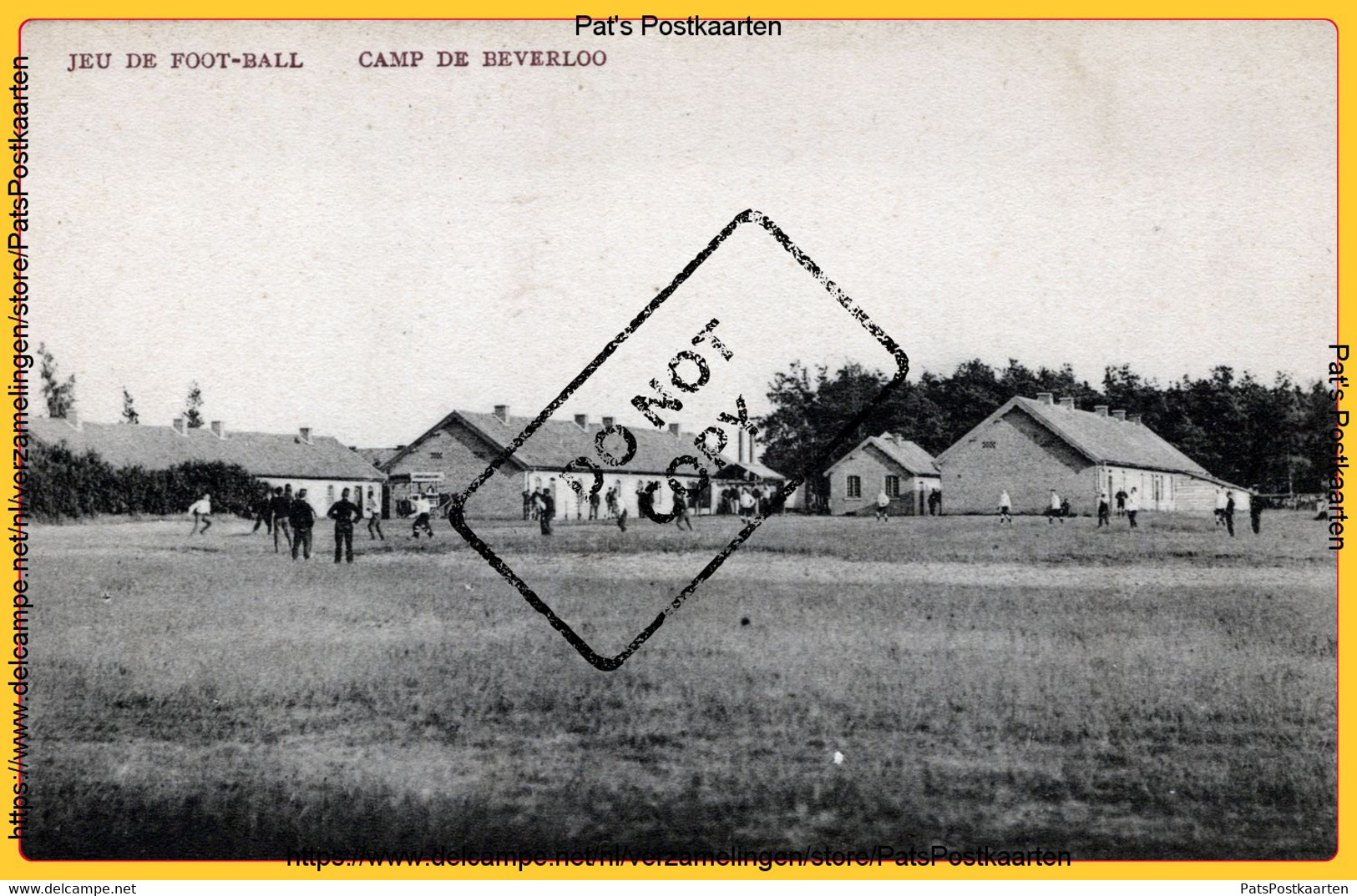 PP-0347 JEU DE FOOTBALL - CAMP DE BEVERLOO - Leopoldsburg (Camp De Beverloo)