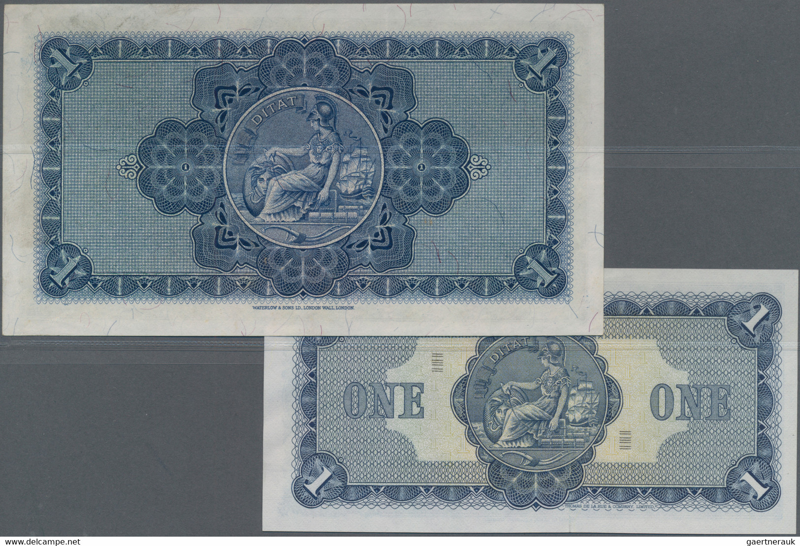 Scotland: The British Linen Bank, Pair With 1 Pound 1955 (P.157d, XF+/aUNC) And - Other & Unclassified