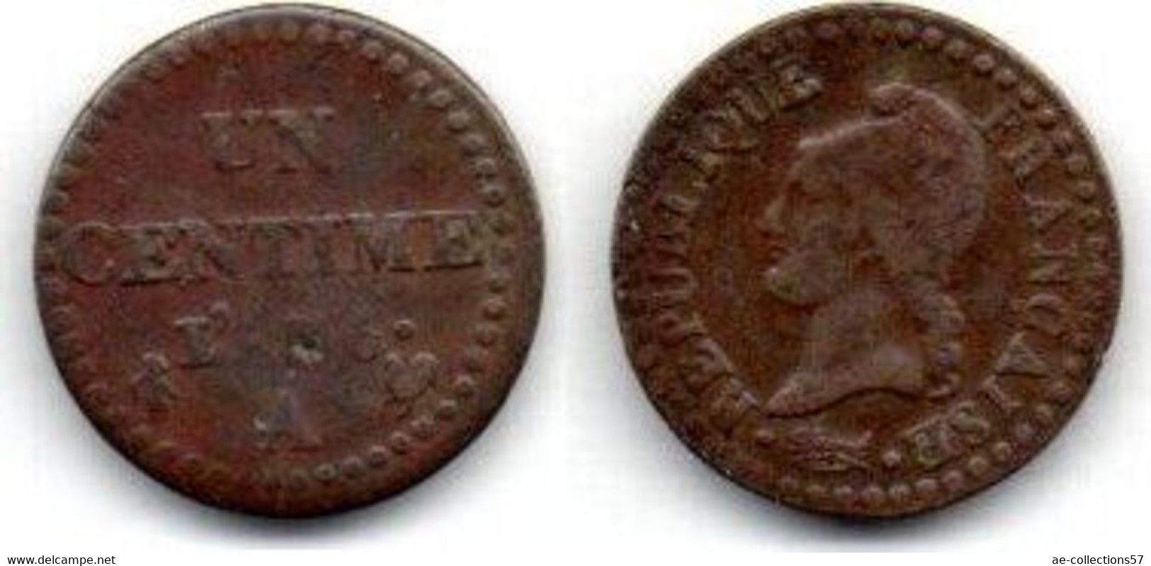 MA 18460 / 1 Centime An 6A TB - 1795-1799 Directoire (An IV – An VIII)