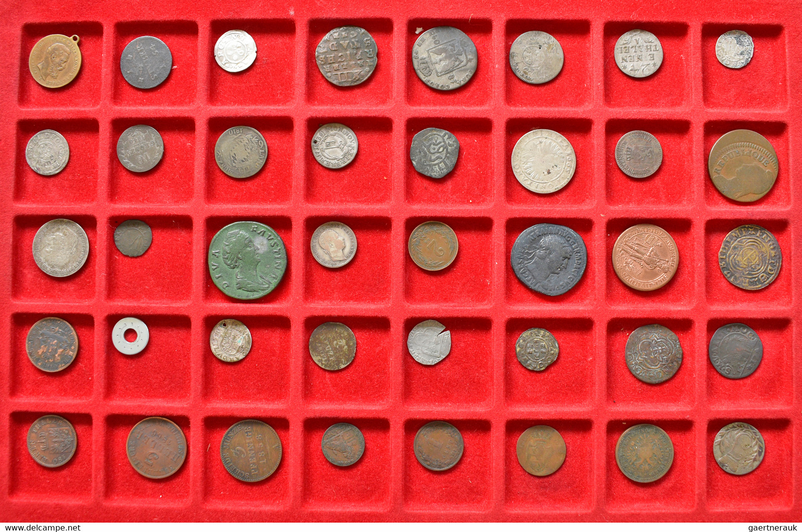 Deutschland: Koffer Mit 140 Diversen Alten Münzen, Dabei Einiges An RDR Bis 1800 - Other & Unclassified