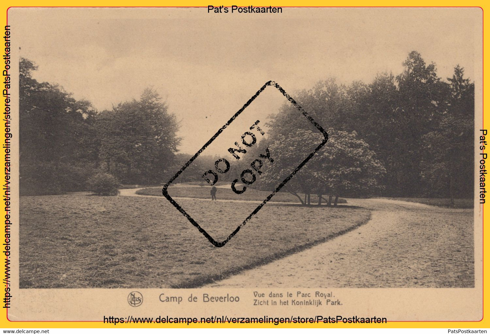 PP-0364 Camp De Beverloo - Vue Dans Le Parc Royal - Zicht In Het Koninklijk Park - Leopoldsburg (Camp De Beverloo)