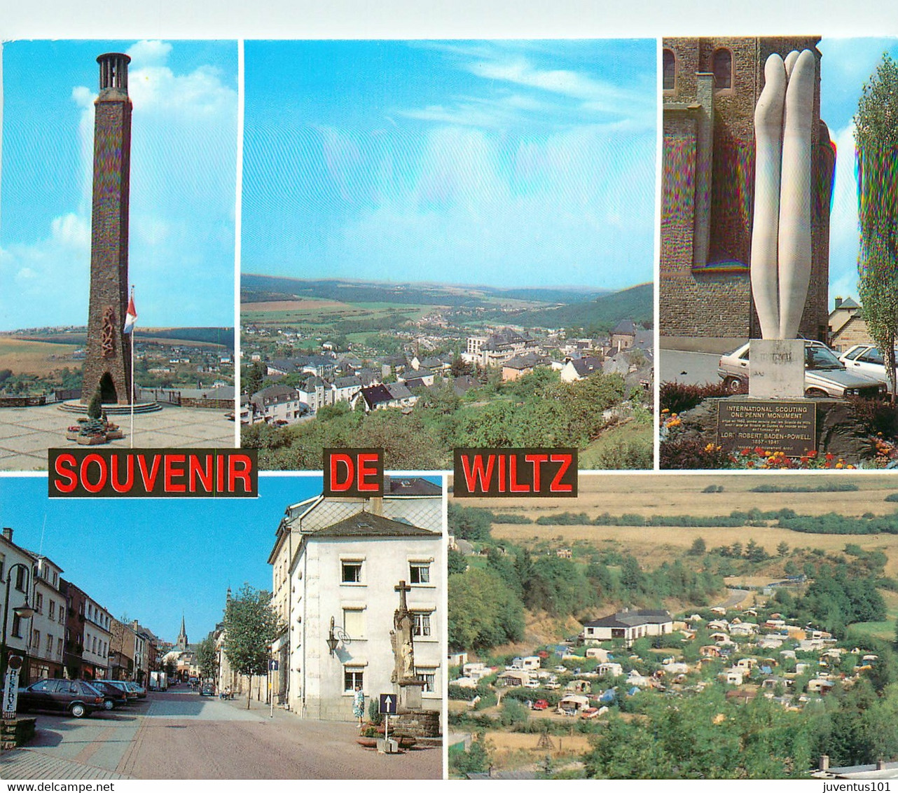 CPSM Souvenir De Wiltz-Multivues-Beau Timbre    L2011 - Wiltz