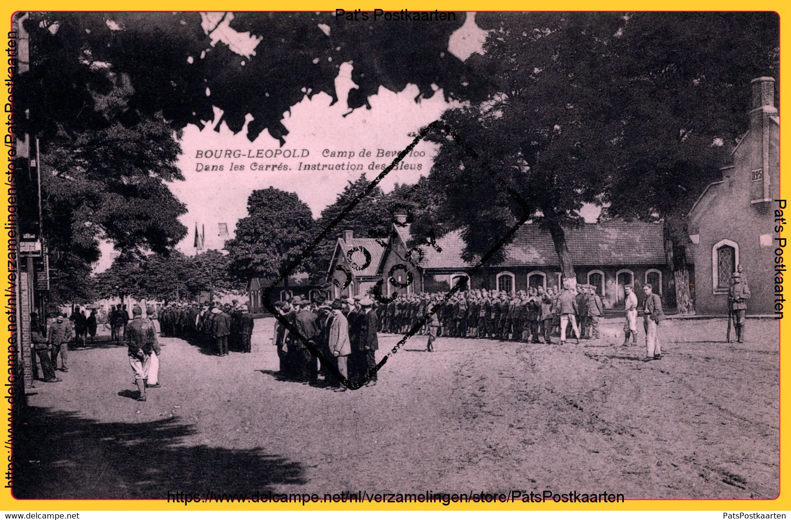 PP-0369 BOURG-LEOPOLD - Camp De Beverloo  Dans Les Carrés. Instruction Des Bleus - Leopoldsburg (Kamp Van Beverloo)