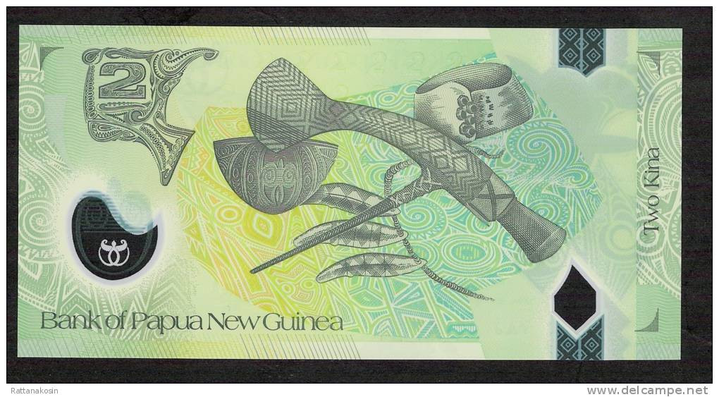 PAPUA NEW GUINEA P28   2  KINA  2007  UNC.  DATED (20)07 - Papouasie-Nouvelle-Guinée