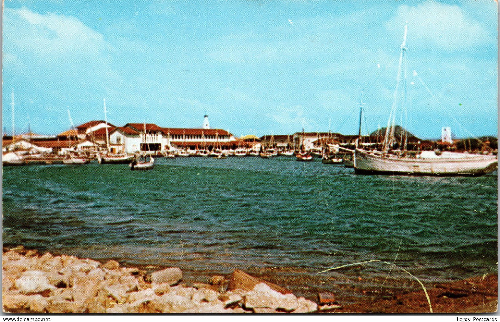 #1958 - Harbor, Ships, Aruba - Aruba