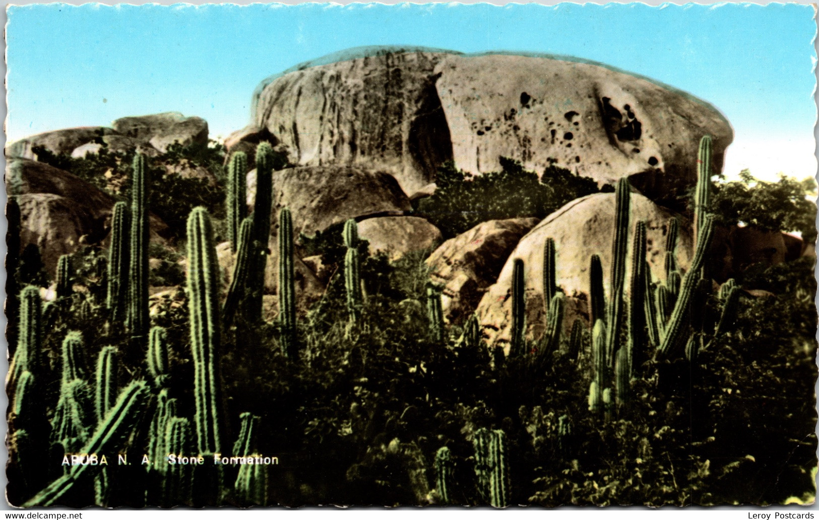 #1960 - Stone Formation, Aruba 1961 - Aruba