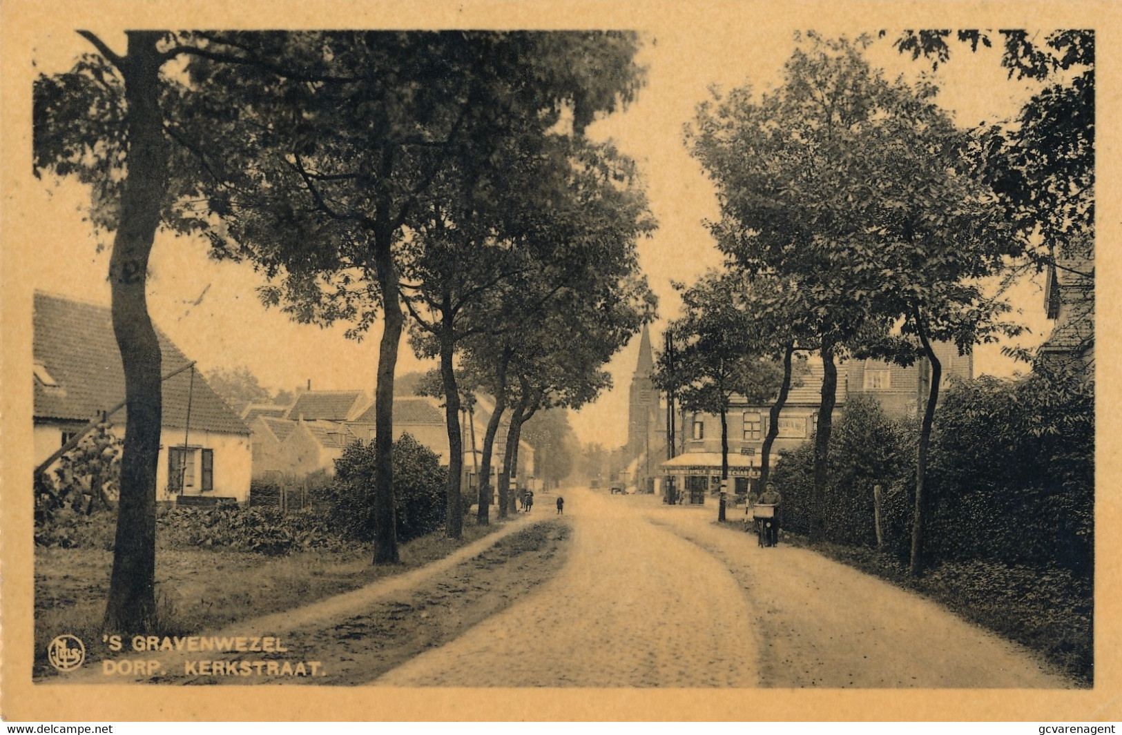 'S GRAVENWEZEL    DORP  KERKSTRAAT     2 SCANS - Schilde