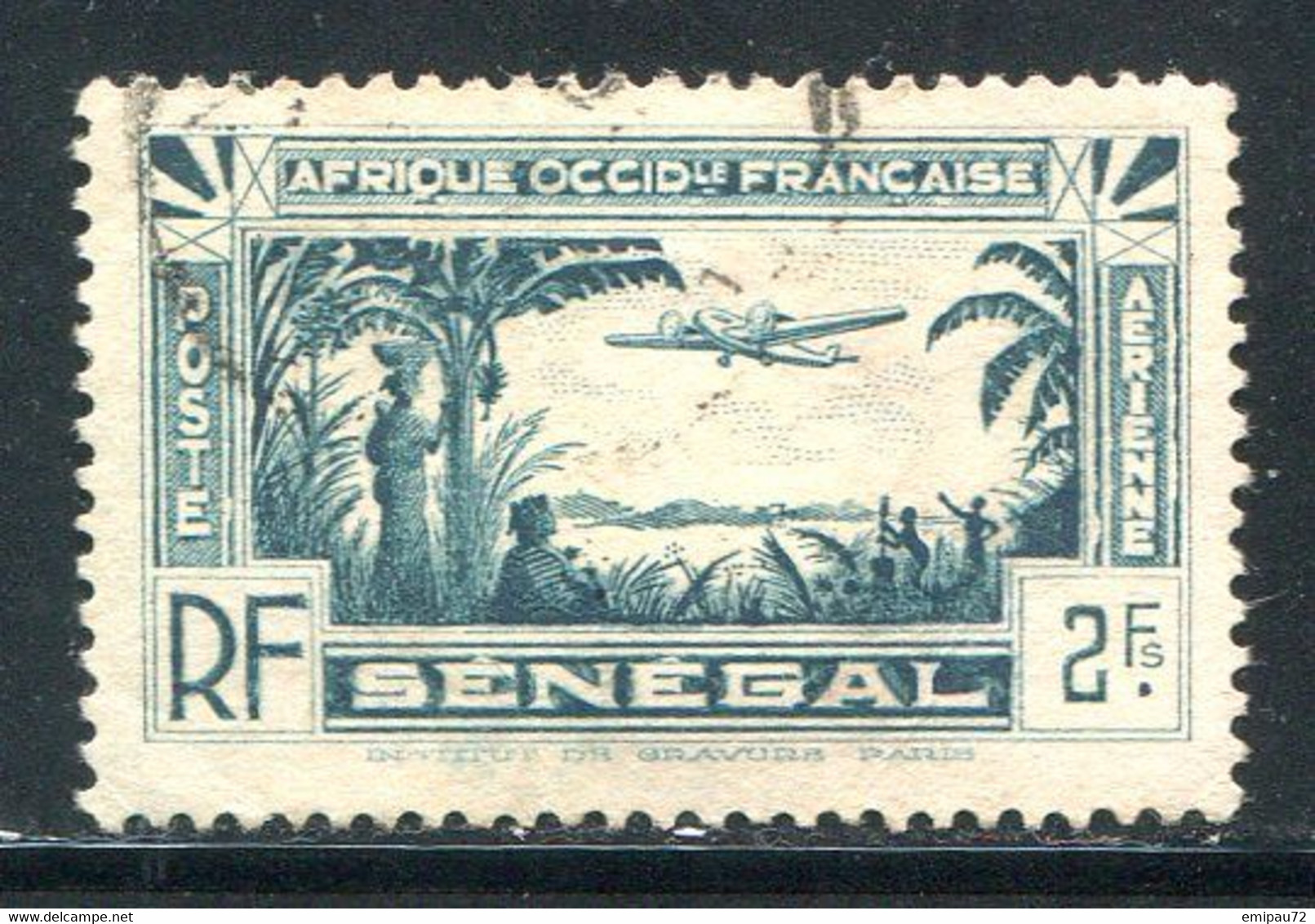 SENEGAL- P.A Y&T N°5- Oblitéré - Poste Aérienne