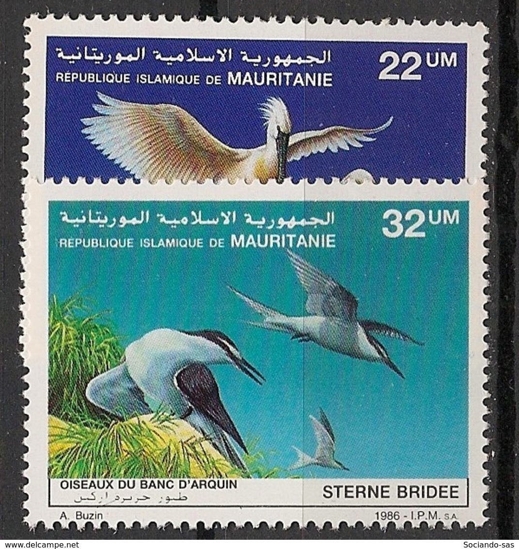 MAURITANIE - 1986 - N°Yv. 590 à 591 - Oiseaux - Neuf Luxe ** / MNH / Postfrisch - Mauritanie (1960-...)